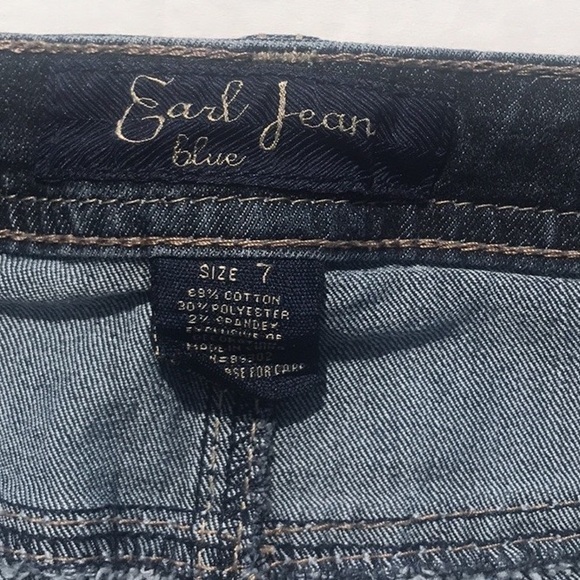 Earl Jeans Medium Wash Flare Jeans Size 7 - Picture 6 of 10